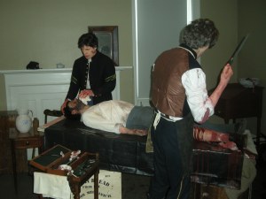 It all got a bit bloody at Gettysburg, and, no, that's not a young Mick Jagger administering the chloroform.